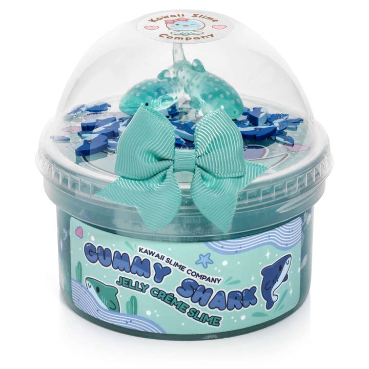 Kawaii Slime Company Gummy Shark Jelly Creme Signature Dome™ Slime