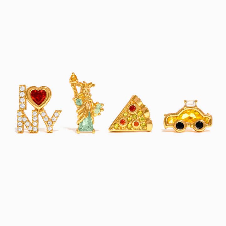 Girls Crew Big Apple Stud Set