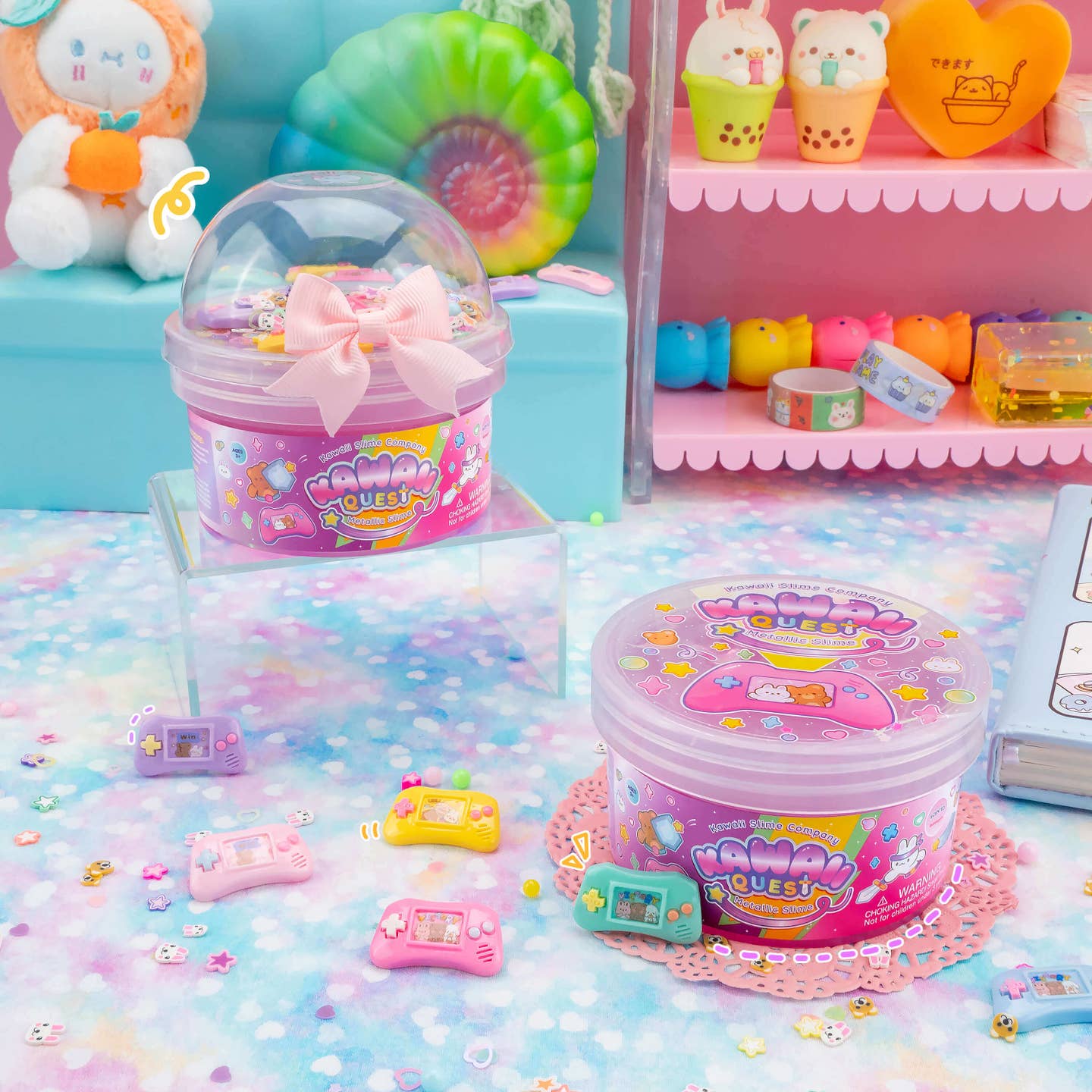 Kawaii Quest Metallic Signature Dome Slime