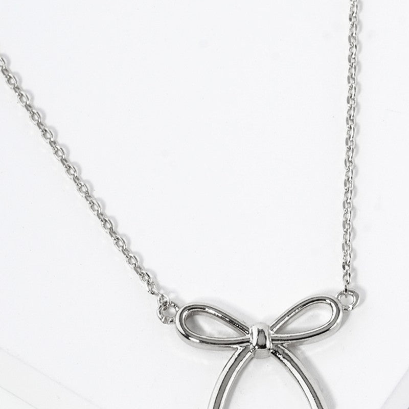 GOLDEN Bind Together Bow Necklace by GOLDEN