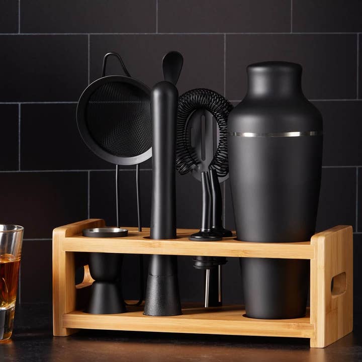 Lemonsoda 9-Piece Cocktail Shaker Bartender Kit by Lemonsoda