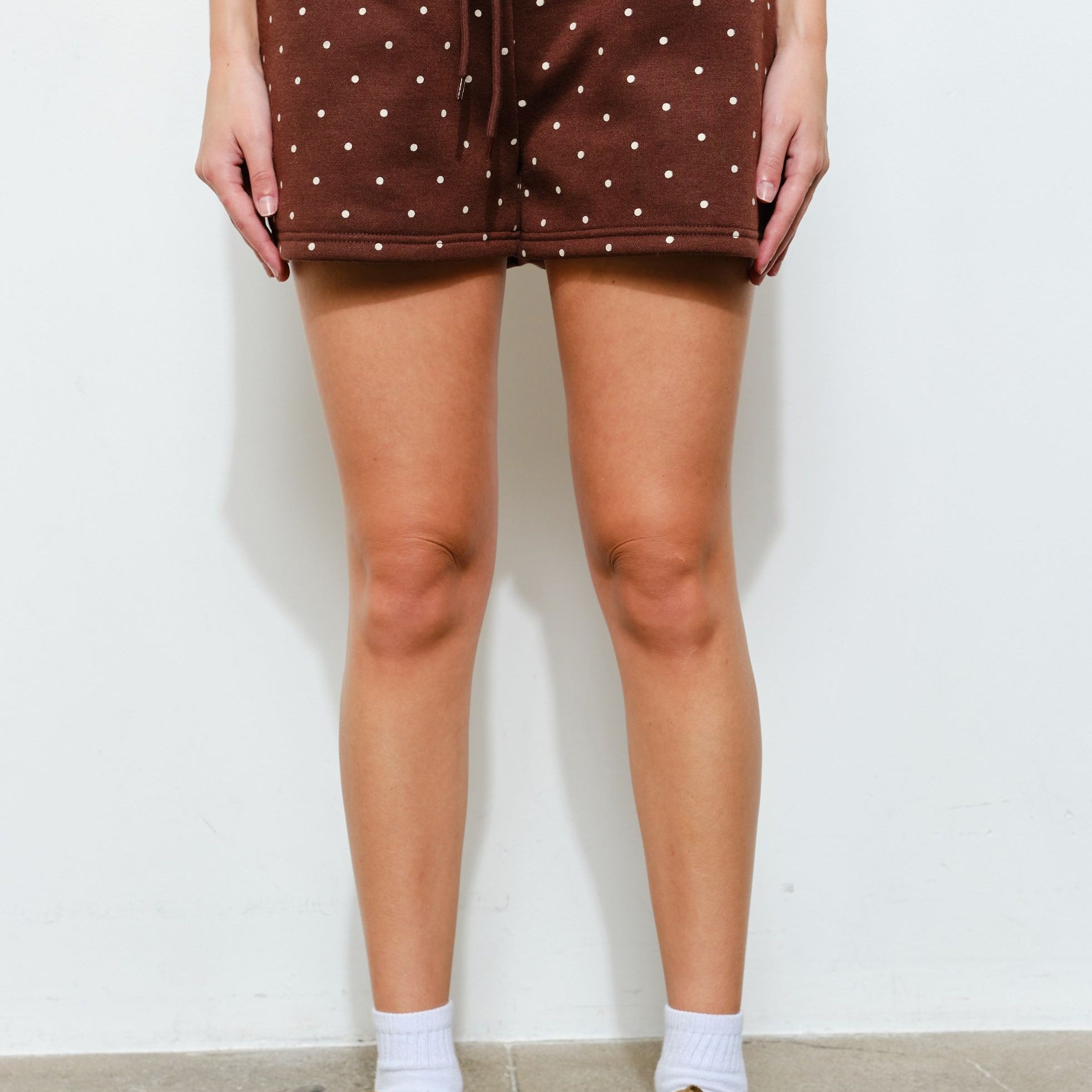 Golden Bambi Polkadot Sweat Shorts