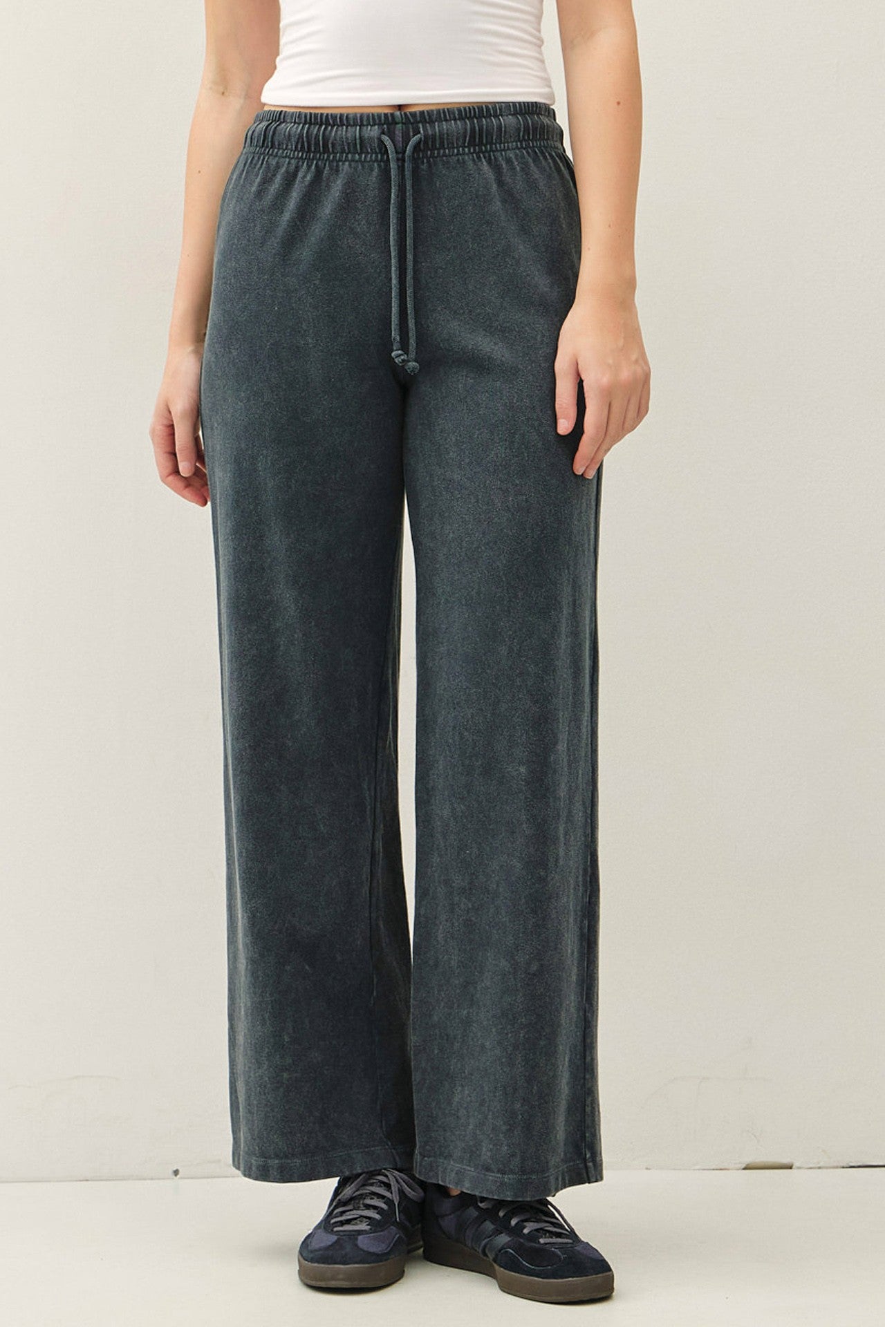 GOLDEN Nixie Jersey Pants Charcoal