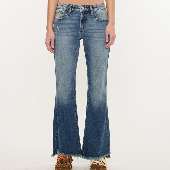 Kan Can USA Glow Low Rise Ankle Flare