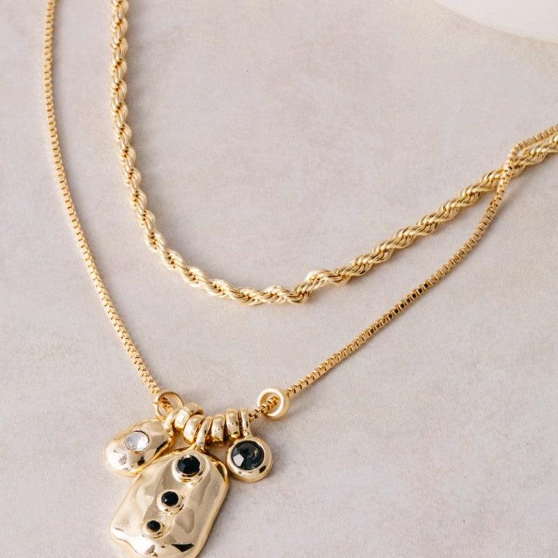 GOLDEN Bethany Layered Rope Chain