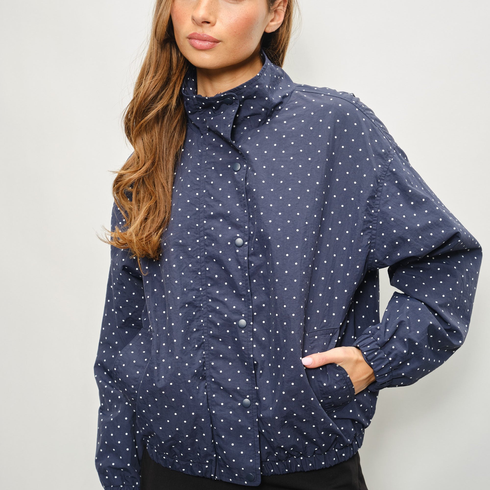 GOLDEN Damon Polka Dot Windbreaker