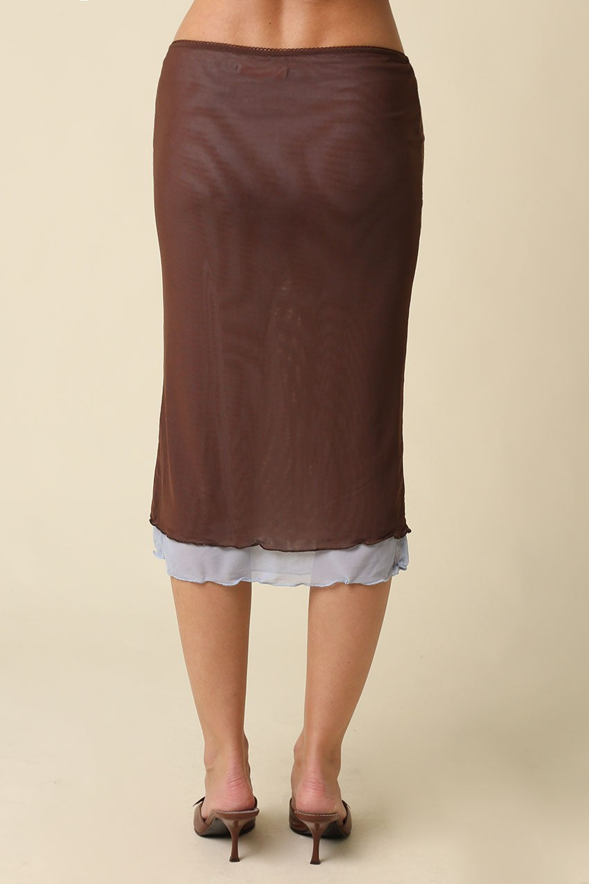 GOLDEN Hape Mesh Skirt by GOLDEN
