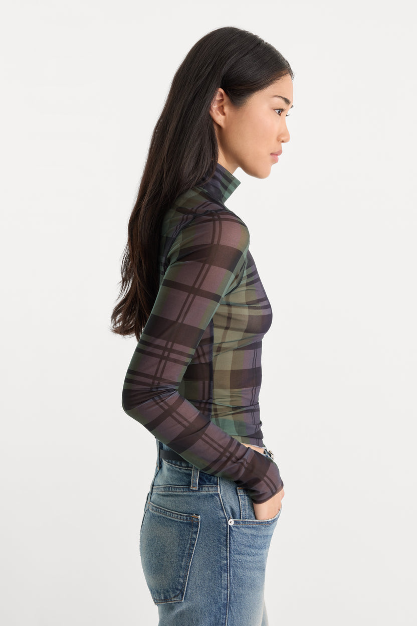 Good American The Mesh Turtleneck by Good American