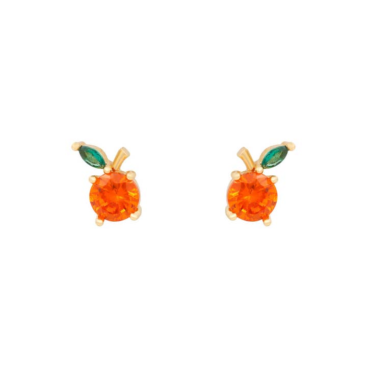 Girls Crew Orange Juice Studs