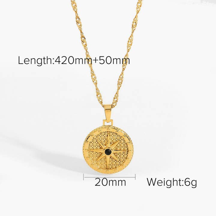 Dipped Shop Vintage Diamond Starburst Necklace by Dipped Shop