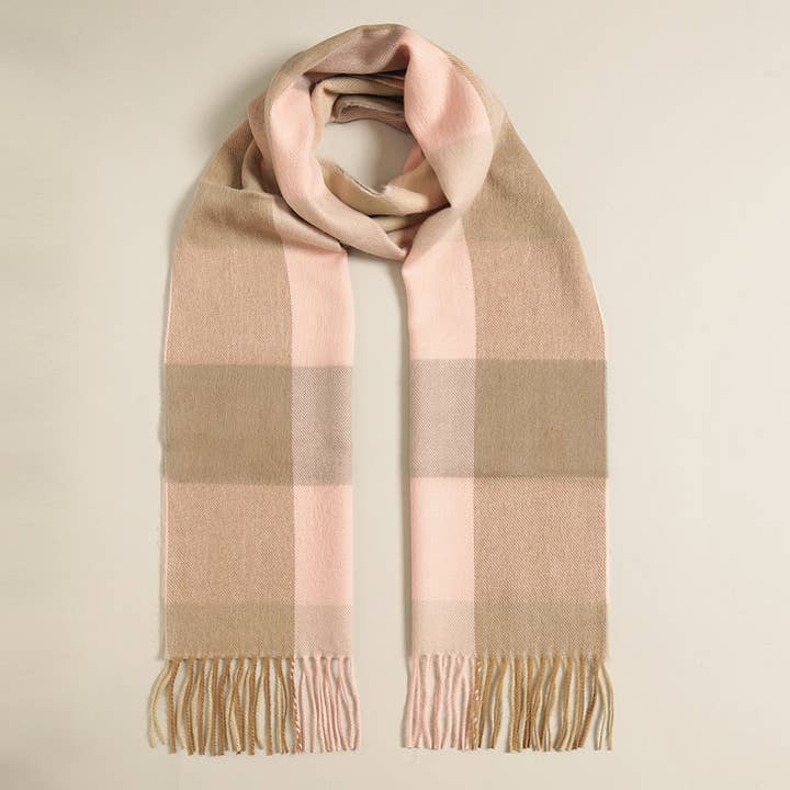 Fashion City Softer Than Cashmere Assorted Scarves - Lt Pink