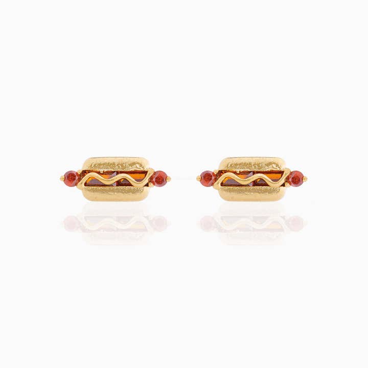 Girls Crew Hot Dog Studs