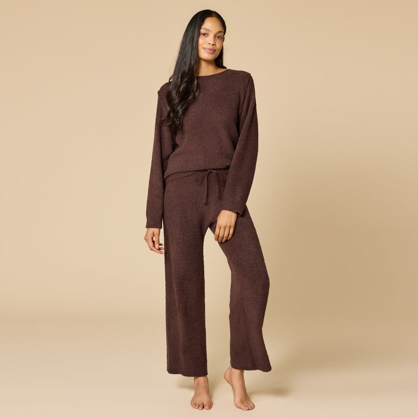 Softies Marshmallow Reverse Seam Bracelet Lounge Set Espresso