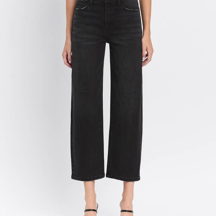 Vervet by Flying Monkey Super High Rise Wide Barrel Jeans