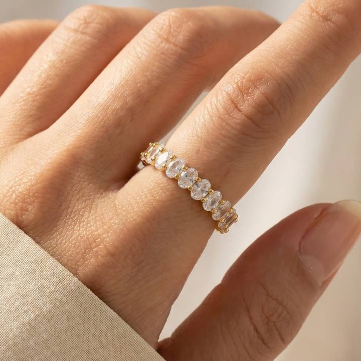 Anarchy Street Cz Eternity Fashion Ring by Anarchy Street