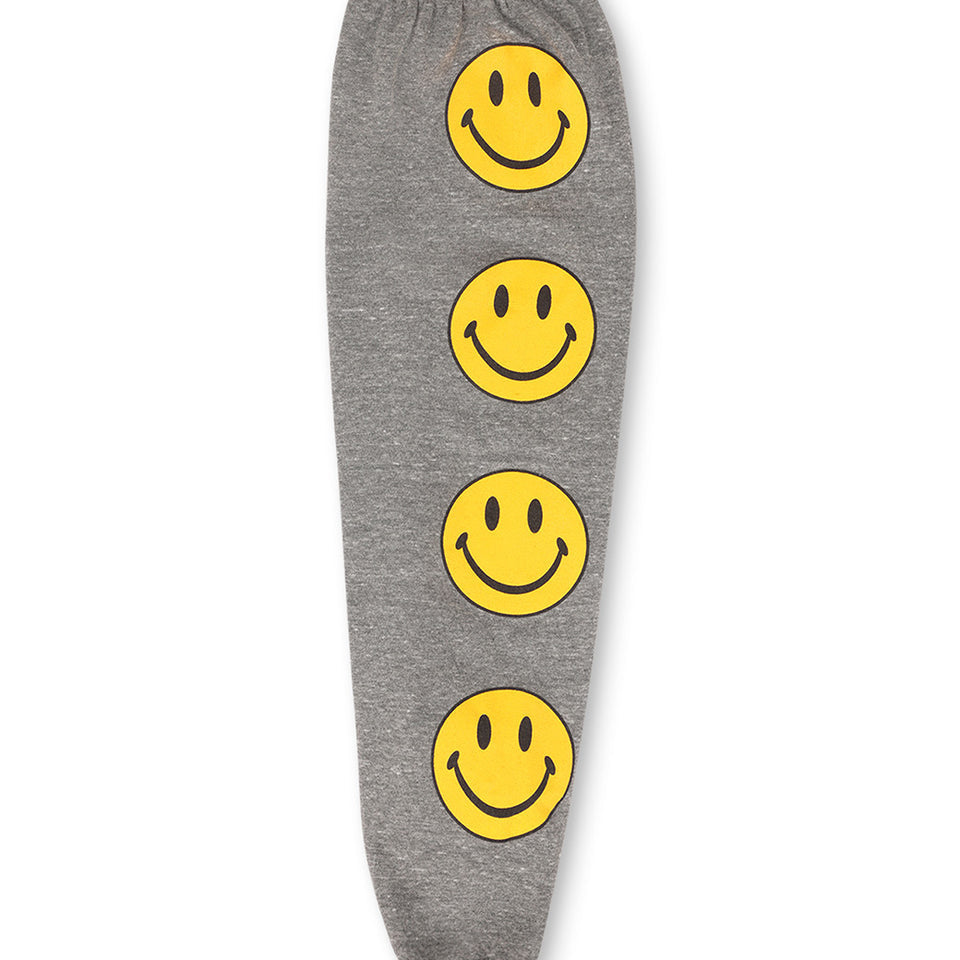 Aviator Nation Smiley 2 Kids Sweatpant Heather Grey