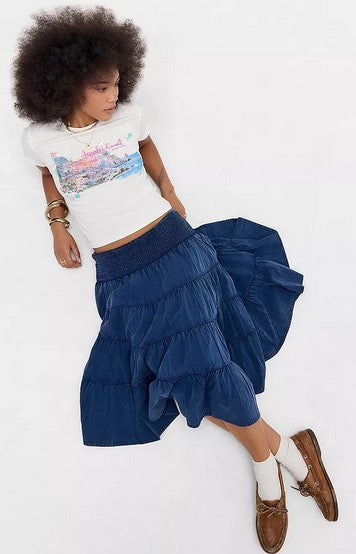 BDG Bea Skirt in Blue