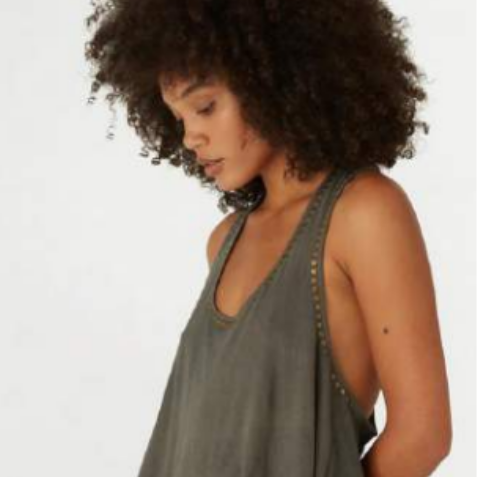 BDG Studded Vest Grey