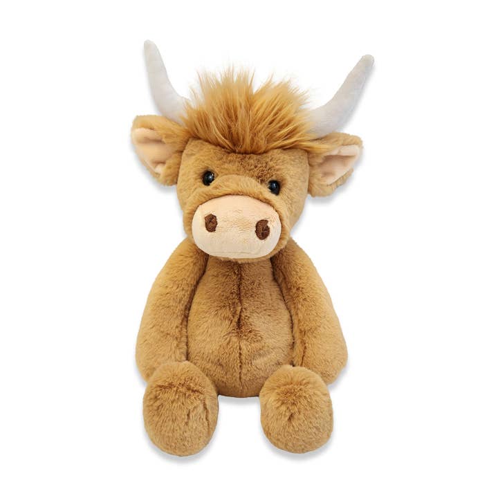 Beverly Hills Teddy Bear Company World's Softest Lushee 16 Inch - Highlandee Cow