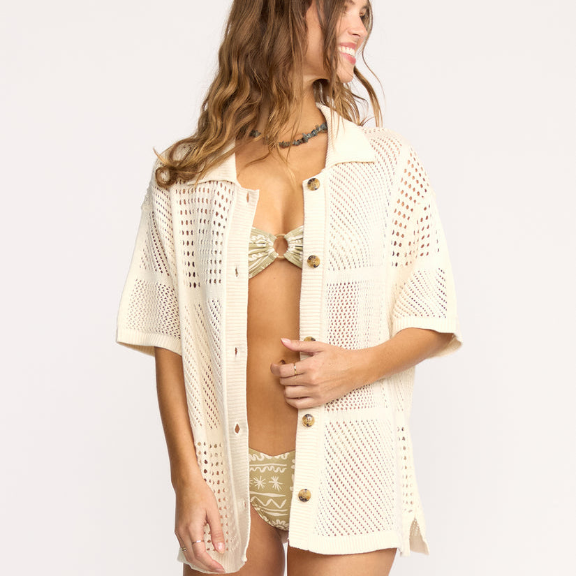 Billabong Cool Down SS Sweater Whitecap