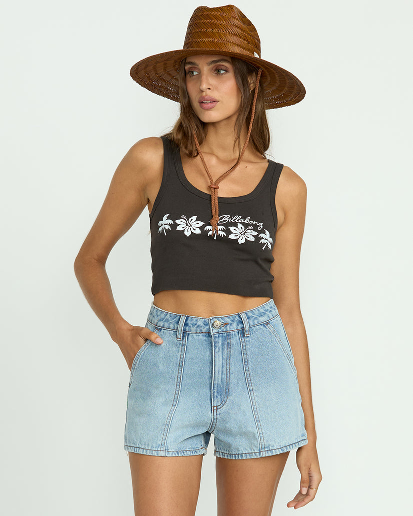 Billabong Sun Days Denim Short in Indigo Rinse