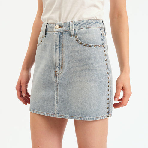Daze Denim Stash Skirt in Let's Dance - Let's Dance