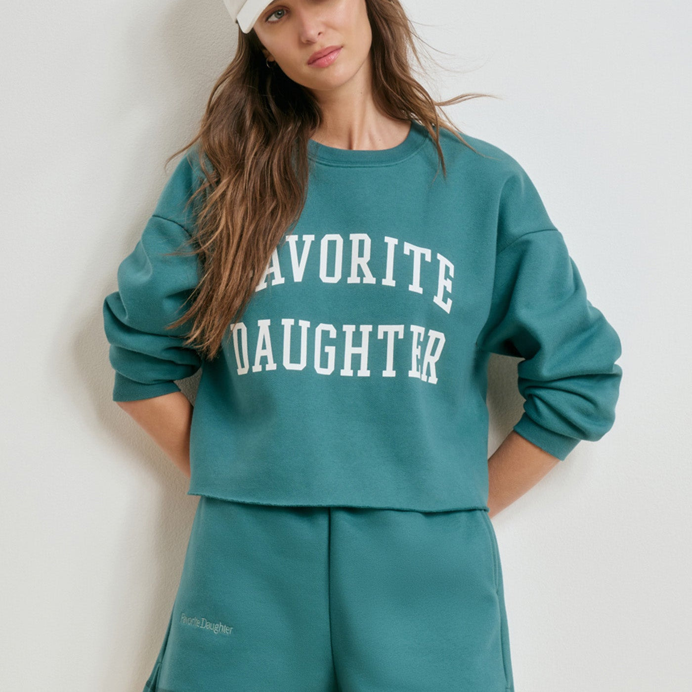 Favorite Daughter The Cropped Collegiate Sweatshirt
