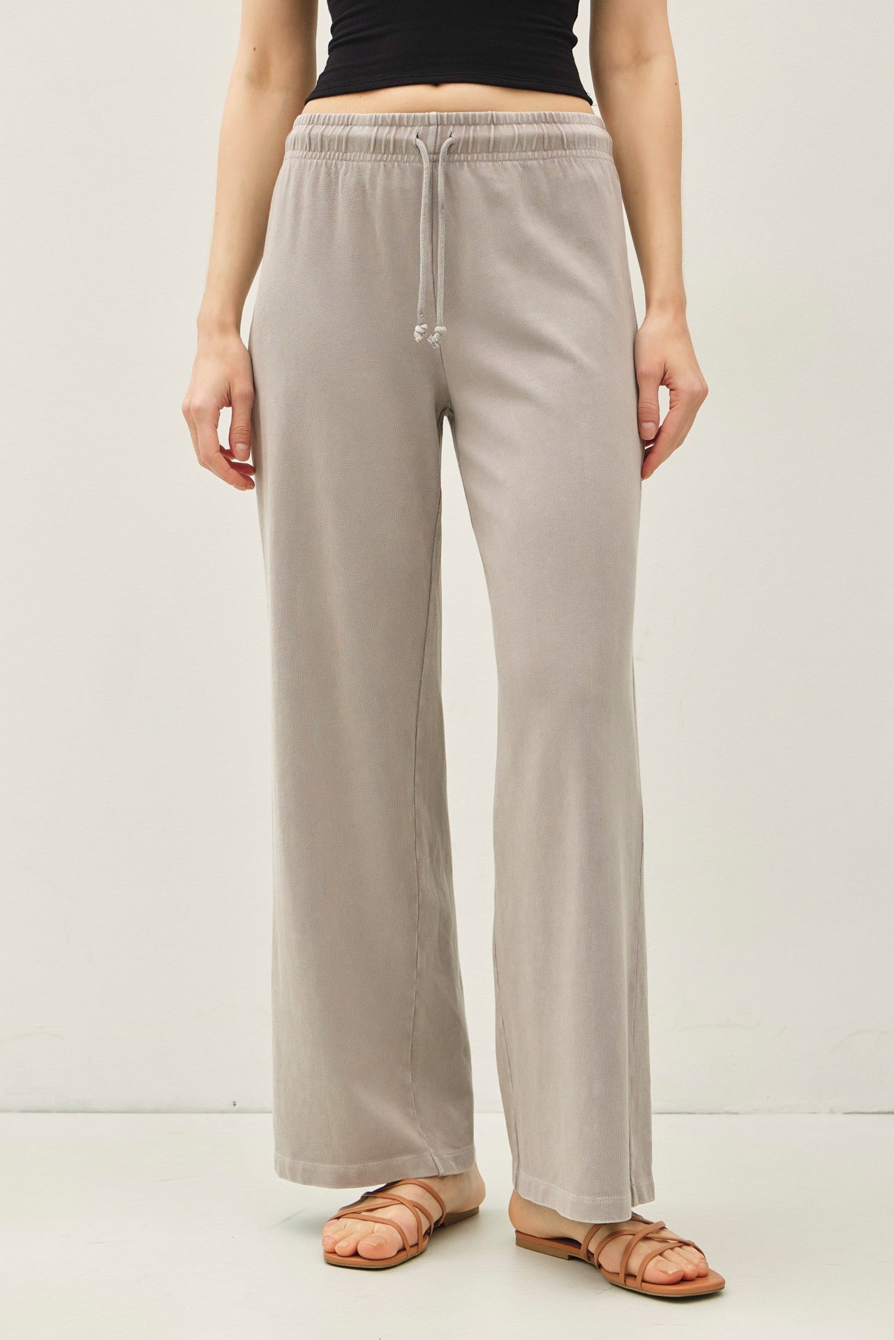 GOLDEN Nixie Jersey Pants Greige