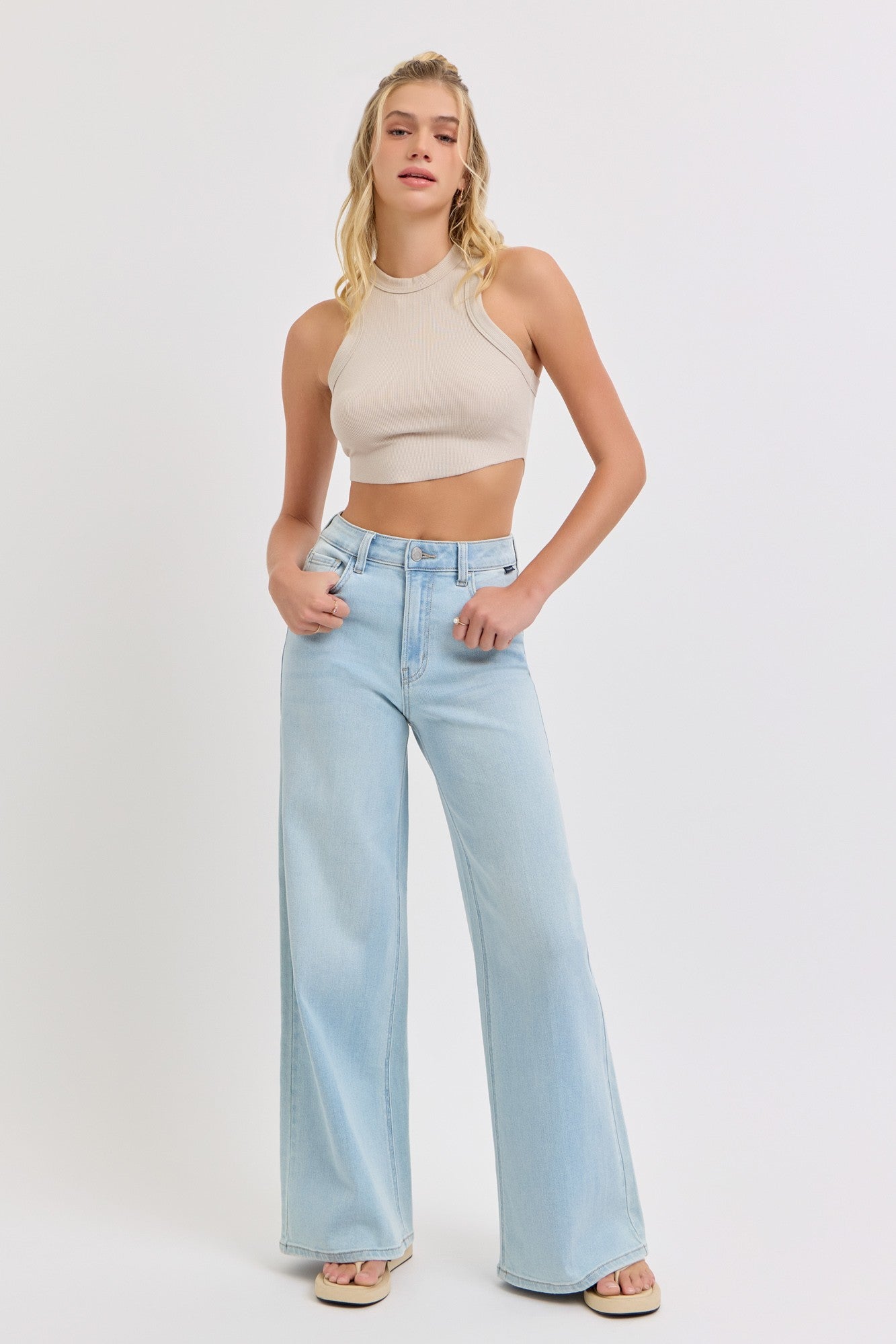 GOLDEN Philomena 32 Inseam High Rise Wide Leg