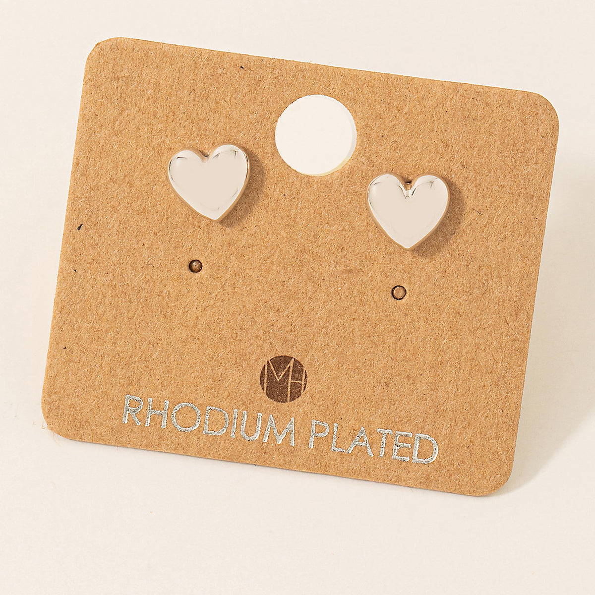 GOLDEN Piaf Mini Heart Stud Earrings