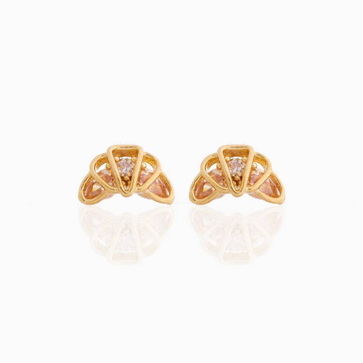 Girls Crew Croissant Studs