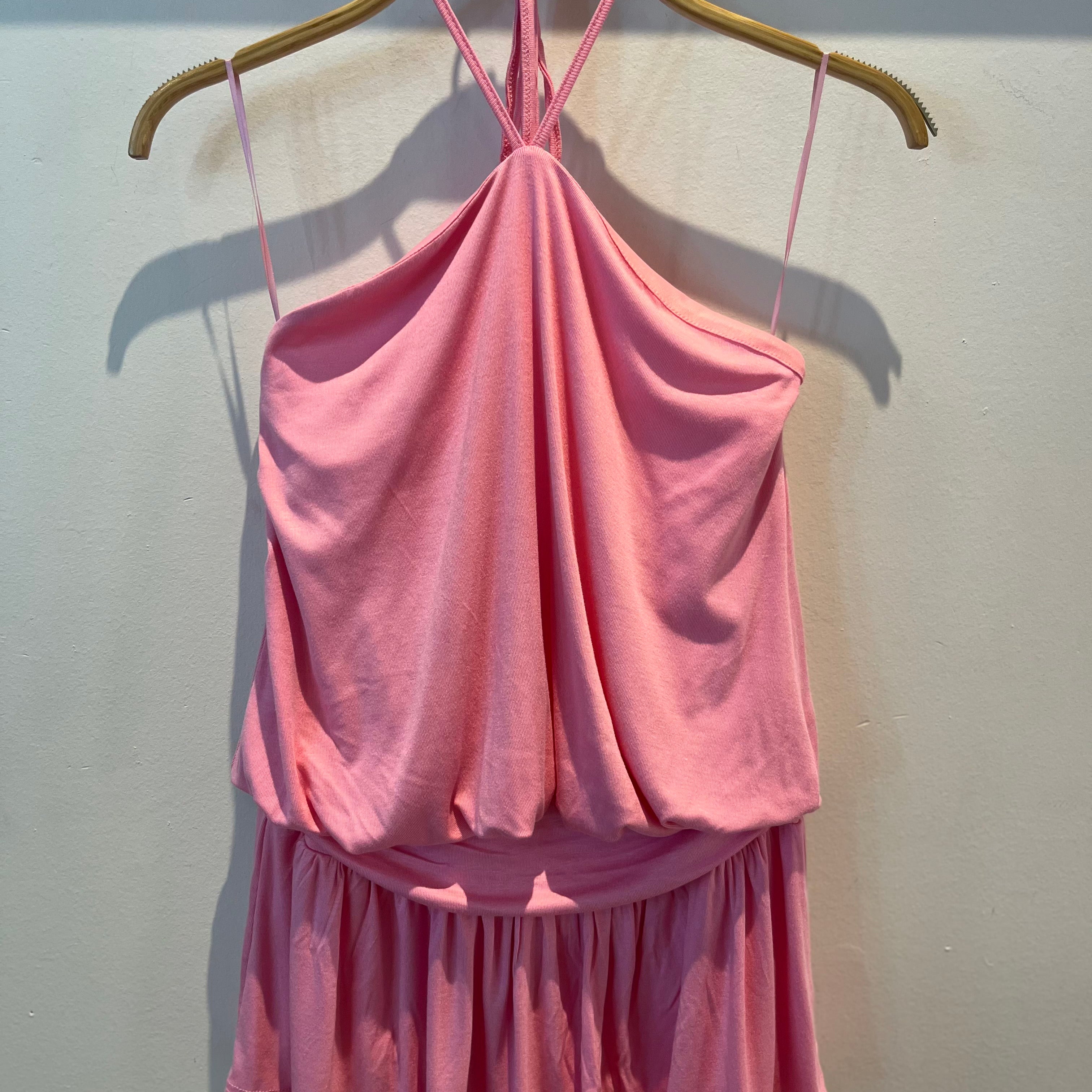 GOLDEN Phillip Halter Mini Dress