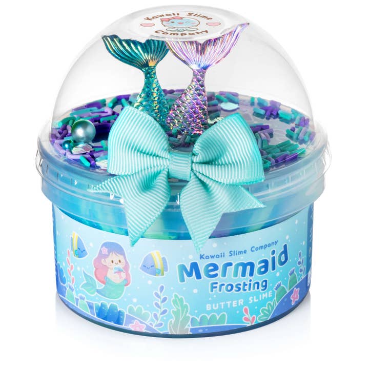 Kawaii Slime Company Mermaid Frosting Butter Signature Dome™ Slime