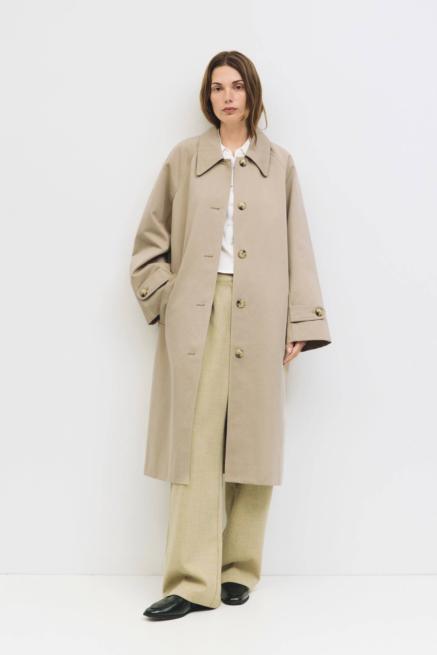 MOD REF The Serena Coat | Pointed Collar Trench