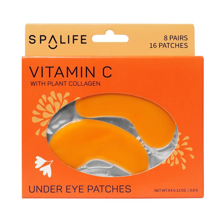 My Spa Life Vitamin C Brightening Under Eye Masks - 8 Pairs