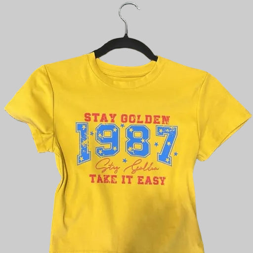 YAZ. Amma Stay Golden Tee