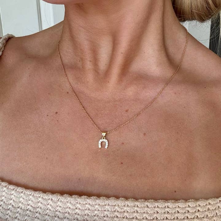 SALT by Sarah Curtis Lucky Horseshoe Necklace