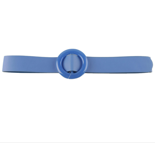 YAZ. Halo Acrylic Round Buckle Belt by YAZ.