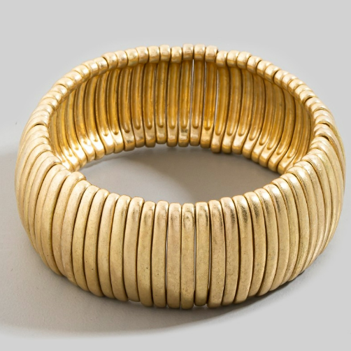 YAZ. Slinky Metal Cobra Bangle by YAZ.