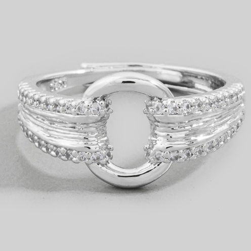 YAZ. Ornate Buckle Ring by YAZ.