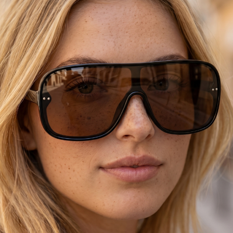 YAZ. Oversized Square Goggle Specs by YAZ.