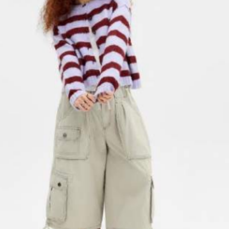 BDG Stripe Crew Cardigan