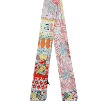 YAZ. Story Tiles Skinny Scarf by YAZ.