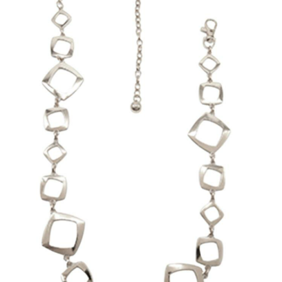 YAZ. Metal Square Chain Belt by YAZ.