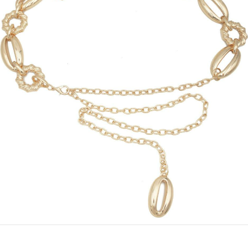 YAZ. Oval Twist Link Belt by YAZ.