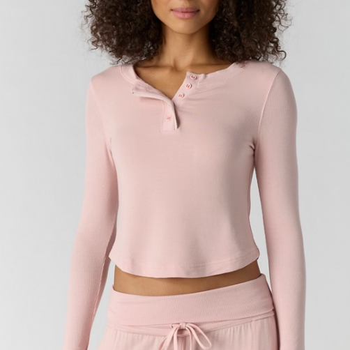 Free People Dream State Henley Top by Free People