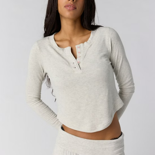 Free People Dream State Henley Top by Free People