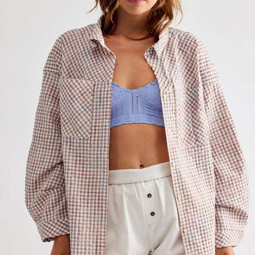 Free People Cross My Heart Shirt
