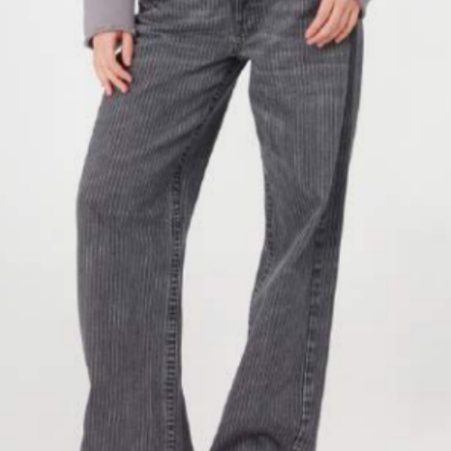 BDG Kayla Pinstripe Jeans in Black