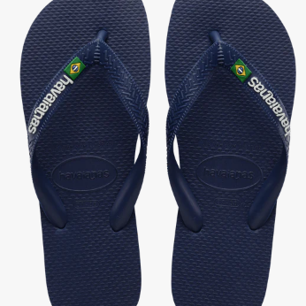 Havaianas Brasil Logo Flip Flops by Havaianas